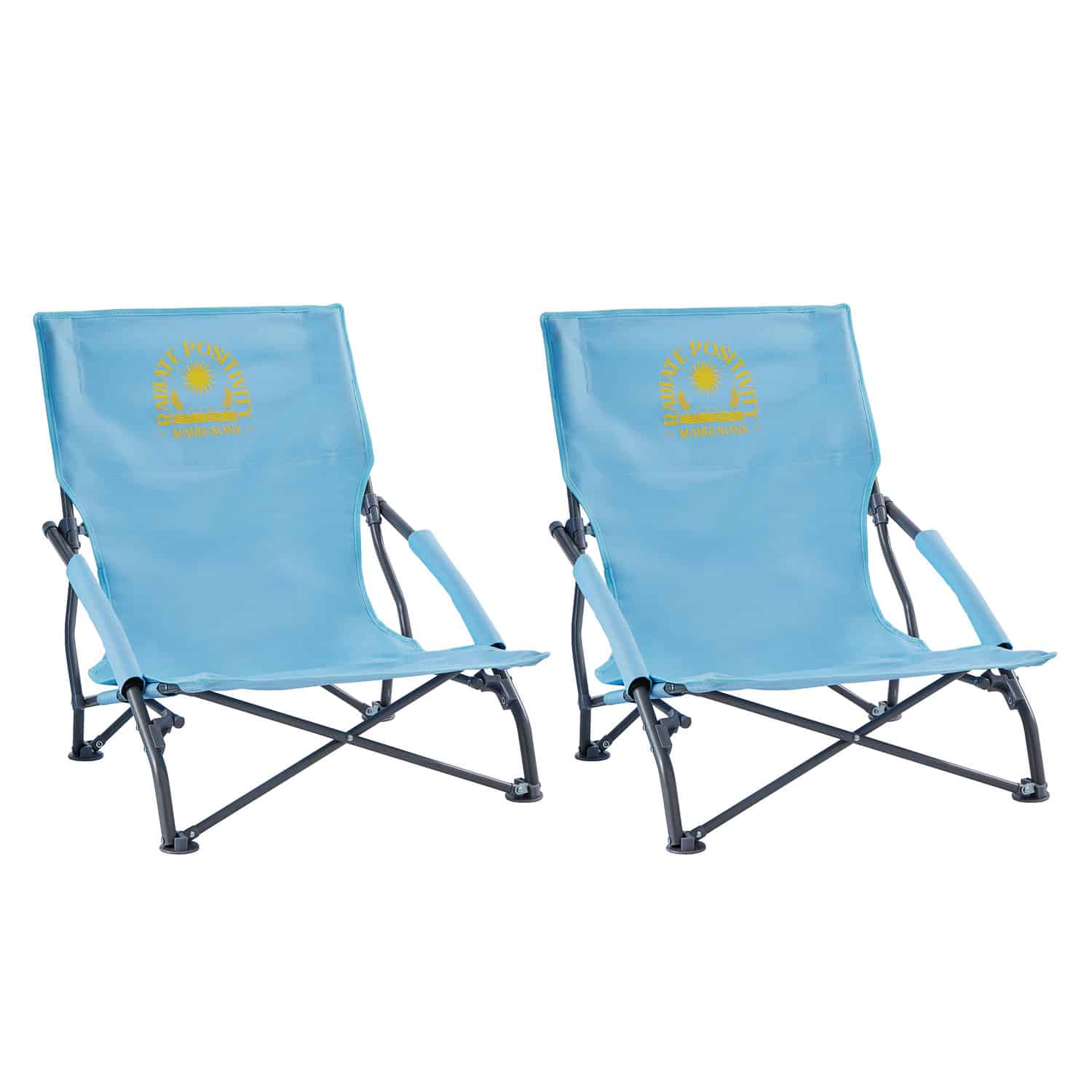Sling Back Chair (Blue, 2 Pack)